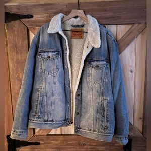 Wrangler Sherpa Lined Jean Jacket